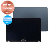 Apple MacBook Air 15" M2 A2941 (2023), M3 A3114 (2024) - Ecran LCD + Sticlă Frontală + Carcasă Spate (Midnight) Refurbished