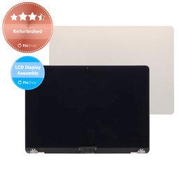 Apple MacBook Air 13" M3 A3113 (2024) - Ecran LCD + Sticlă Frontală + Carcasă Spate (Starlight) Refurbished