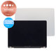 Apple MacBook Air 13" M3 A3113 (2024) - Ecran LCD + Sticlă Frontală + Carcasă Spate (Silver) Refurbished