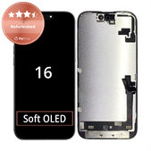 Apple iPhone 16 - Ecran LCD + Sticlă Tactilă + Ramă Refurbished
