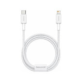 Baseus - Cablu Lightning/USB-C, 1.5m, alb