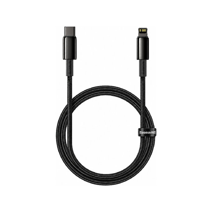 Baseus - Cablu Lightning/USB-C, 1.5m, negru