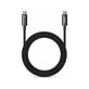 Baseus - Cablu USB-C/USB-C, 1.5m, negru