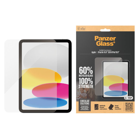 Sticlă securizată UWF pentru iPad 10,9"/iPad Air 11'', Transparent, PanzerGlass
