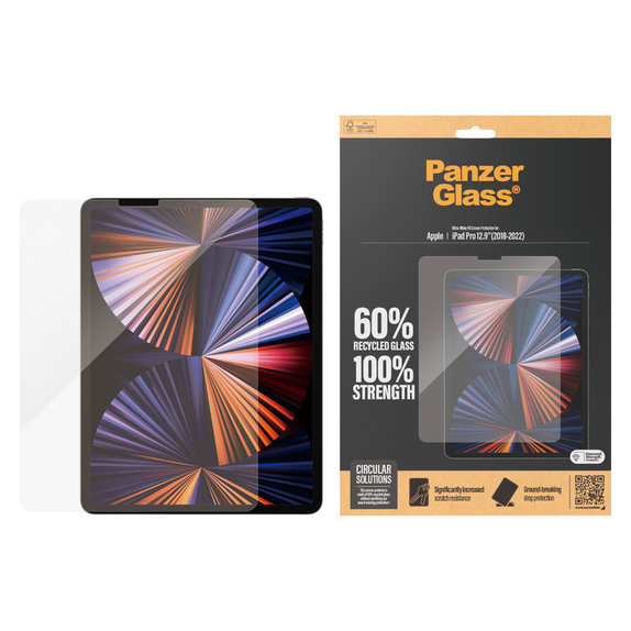 Sticlă securizată UWF pentru iPad Pro 12,9'', Transparent, PanzerGlass