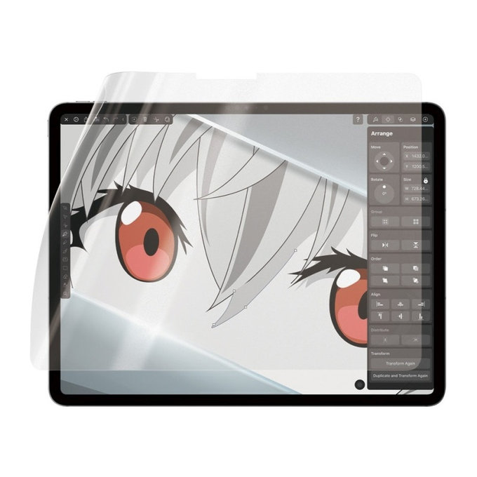 Folie de protecție GraphicPaper UWF pentru iPad Pro 12,9", Transparent, PanzerGlass