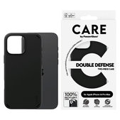 Husă Double Defense pentru iPhone 16 Pro Max, Negru, CARE