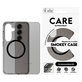 Caz Smokey cu QI negru pentru Samsung Galaxy S25, Negru, PanzerGlass