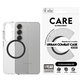 Caz Urban Combat cu QI negru pentru Samsung Galaxy S25, Transparent, PanzerGlass