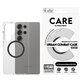 Caz Urban Combat cu QI negru pentru Samsung Galaxy S25 Ultra, Transparent, PanzerGlass