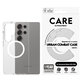 Caz Urban Combat cu QI alb pentru Samsung Galaxy S25 Ultra, Transparent, PanzerGlass