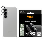 Protecție lentile cameră Hoops Ceramic pentru Samsung S25, Negru, PanzerGlass