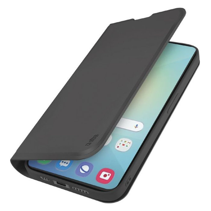 SBS - Caz Book Wallet Smooth pentru Samsung Galaxy S25, negru