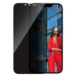 PanzerGlass - Geam Securizat UWF Privacy cu aplicatorul pentru iPhone 13, 13 Pro, 14 & 16e, transparent