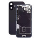 Apple iPhone 16 - Sticlă pentru carcasa din spate + Sticlă cameră + Placă metalică + Magneți MagSafe + Cablu Flex (Black)