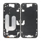 Apple iPhone 16 - Ramă mijlocie + Butoane de pornire + Volum (Black)