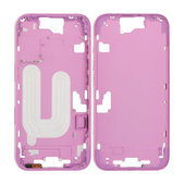 Apple iPhone 16 - Ramă mijlocie + Butoane de pornire + Volum (Pink)