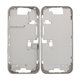 Apple iPhone 16 Pro - Ramă mijlocie + Butoane de pornire + Volum (White Titanium)