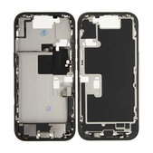 Apple iPhone 16 Pro - Ramă mijlocie + Butoane de pornire + Volum (Black Titanium)