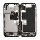 Apple iPhone 16 Pro - Ramă mijlocie + Butoane de pornire + Volum (Black Titanium)