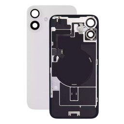 Apple iPhone 16 Plus - Sticlă pentru carcasa din spate + Sticlă cameră + Placă metalică + Magne?i MagSafe (White)