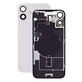 Apple iPhone 16 Plus - Sticlă pentru carcasa din spate + Sticlă cameră + Placă metalică + Magneți MagSafe (White)