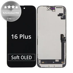 Apple iPhone 16 Plus - Ecran LCD + Sticlă Tactilă + Ramă Refurbished PRO