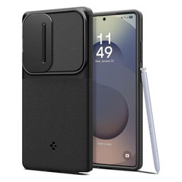 Spigen - Caz Optik Armor pentru Samsung Galaxy S25 Ultra, negru