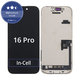 Ecran In-Cell FHD pentru iPhone 16 Pro, Sticlă tactilă cu ramă, FixPremium