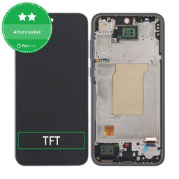Samsung Galaxy A35 A356B - Ecran LCD + Sticlă Tactilă + Ramă (Blue Black) OLED