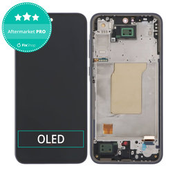 Samsung Galaxy A35 A356B - Ecran LCD + Sticlă Tactilă + Ramă (Awesome Lilac) OLED