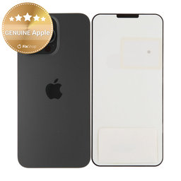 Sticlă Carcasă Spate pentru iPhone 15 Pro Max | Black Titanium | 661-36907 | Genuine Apple