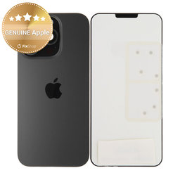 Sticlă Carcasă Spate pentru iPhone 16 Pro | Black Titanium | 661-42722 | Genuine Apple