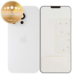 Sticlă Carcasă Spate pentru iPhone 16 Pro | White Titanium | 661-42723 | Genuine Apple