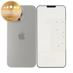 Sticlă Carcasă Spate pentru iPhone 16 Pro Max | Natural Titanium | 661-44961 | Genuine Apple