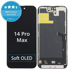 Apple iPhone 14 Pro Max - Ecran LCD + Sticlă Tactilă + Ramă Soft OLED FixPremium JCID