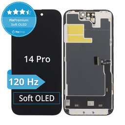 Ecran Soft OLED pentru iPhone 14 Pro - Sticlă Tactilă + Ramă, DIAGNOSTIC
