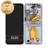 Xiaomi Mix Flip 2405CPX3DC - Ecran LCD + Sticlă Tactilă + Ramă (Purple) - 560003000N800 Genuine Service Pack