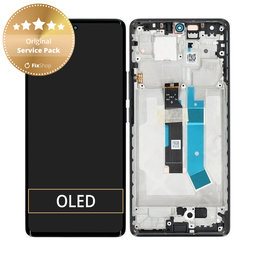 Xiaomi Redmi Note 14 Pro 4G 24116RACCG - Ecran LCD + Sticlă Tactilă + Ramă (Midnight Black) - 560003000O600 Genuine Service Pack