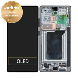 Samsung Galaxy S25 Ultra - Ecran LCD + Sticlă Tactilă + Ramă (Titanium Black) - GH82-36387D Genuine Service Pack