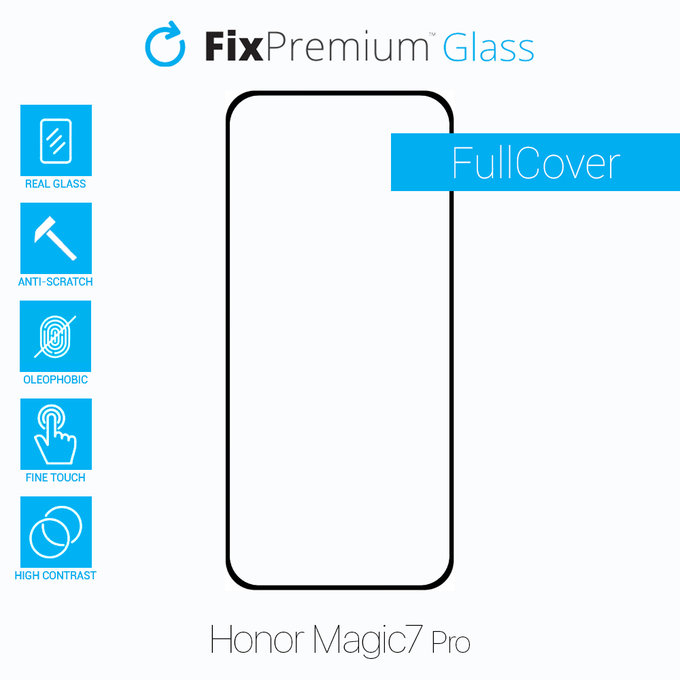 FixPremium FullCover Glass - Geam Securizat pentru Honor Magic7 Pro