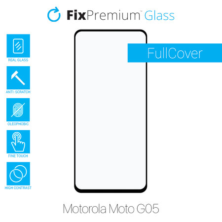 FixPremium FullCover Glass - Geam Securizat pentru Motorola Moto G05