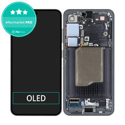 Samsung Galaxy S25 - Ecran LCD + Sticlă Tactilă + Ramă (Blueblack) OLED