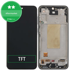 Samsung Galaxy A36 A366E - Ecran LCD + Sticlă Tactilă + Ramă (Awesome Black) TFT