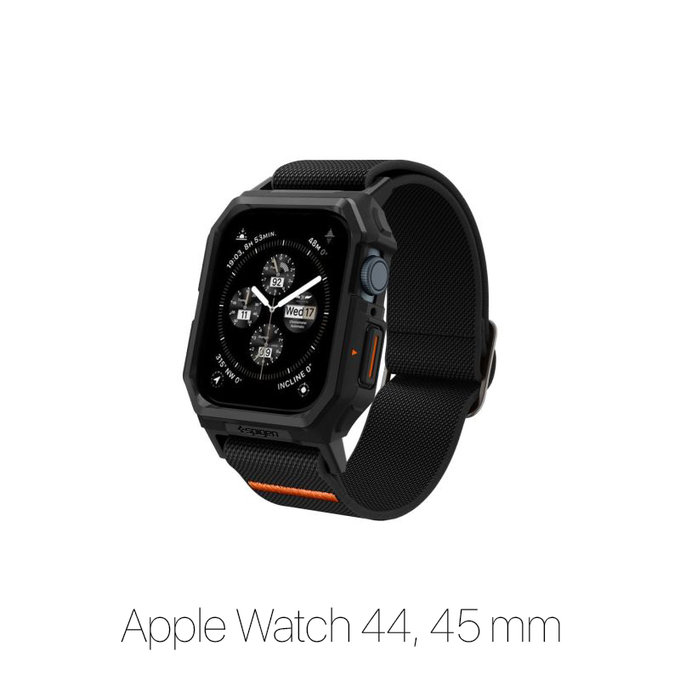 Spigen - Curea Lite Fit "Pro" pentru Apple Watch (44, 45mm), Matte Black