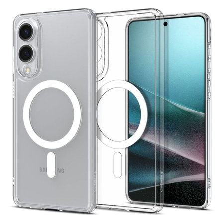 Spigen - Carcasă Ultra Hybrid cu MagSafe pentru Samsung Galaxy S25 Edge, albă