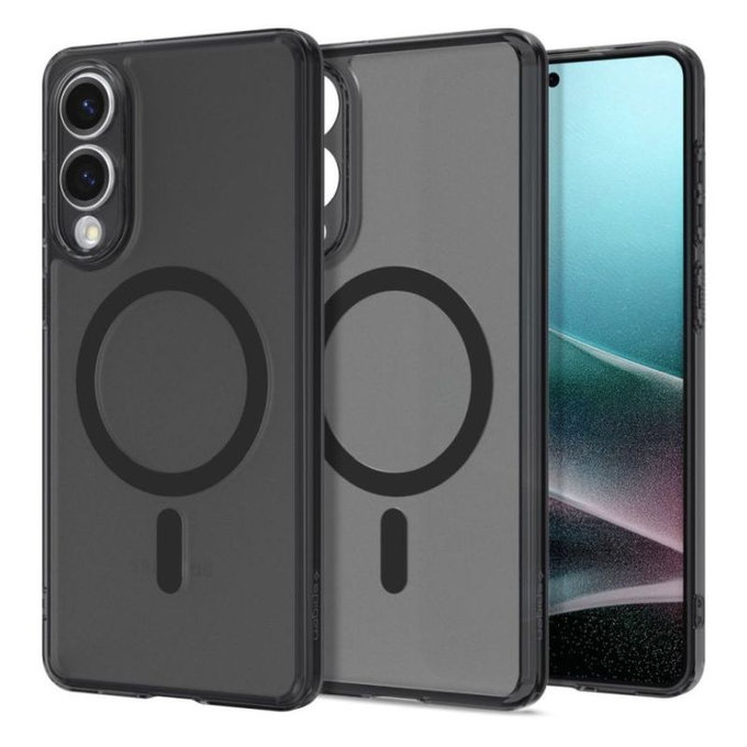 Spigen - Carcasă Ultra Hybrid cu MagSafe pentru Samsung Galaxy S25 Edge, Frost Black