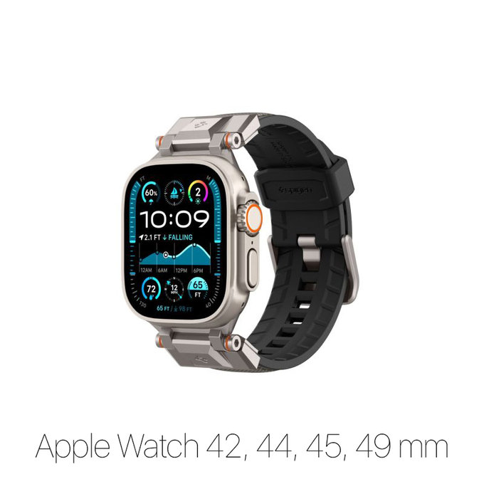 Spigen - Curea Durapro Armor pentru Apple Watch (42, 44, 45, 49mm), gri