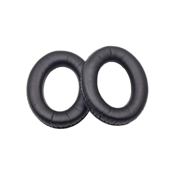Perne de schimb pentru Kingston HyperX Cloud Revolver, Spumă cu memorie + piele PU, Negru, 1 pereche