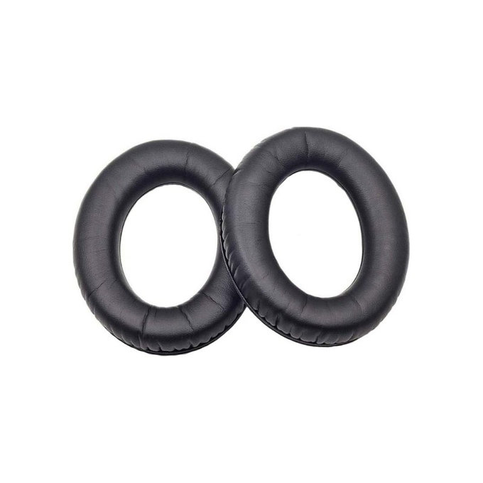 Perne de schimb pentru pentru Kingston HyperX Cloud Revolver, Spumă cu memorie + piele PU, Negru, 1 pereche